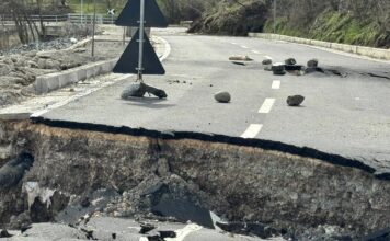 Afro 1.2 milionë euro për unazën e Burrelit, por rruga nuk reziston as disa muaj pas përfundimit të punimeve